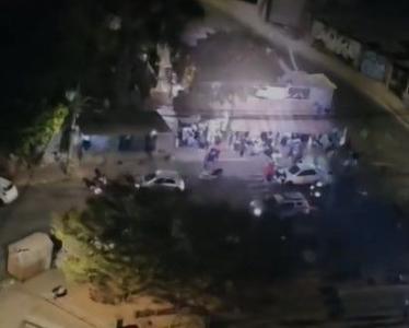 Praça do Cardoso, no Aglomerado da Serra, depois do crime