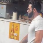 Gusttavo Lima aparece em bar de surpresa para jogar sinuca