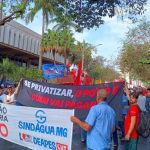 Em BH, servidores protestam contra privatizações e adesão ao Regime de Recuperação Fiscal