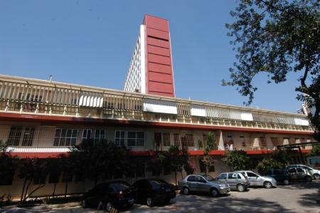 Foto da fachada do Hospital Infantil João Paulo II