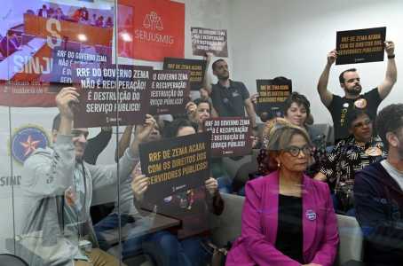 Regime de Recuperação Fiscal: servidores protestam, mais uma vez, contra aprovação do projeto