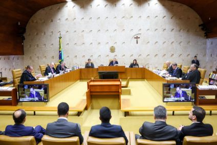 O plenário do Supremo Tribunal Federal (STF) nesta quarta-feira (11)