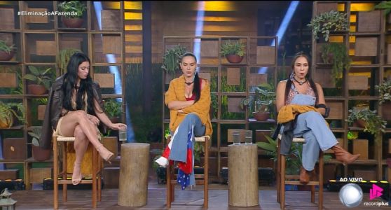 Sétima Roça de A Fazenda 17 foi formada por Rayane, Tàmires e Yoná