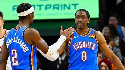 Shai Gilgeous-Alexander e Jalen Williams, armador e ala do OKC