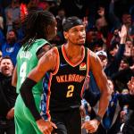 Thunder tem vitória maiúscula sobre os Celtics, atuais campeões da NBA