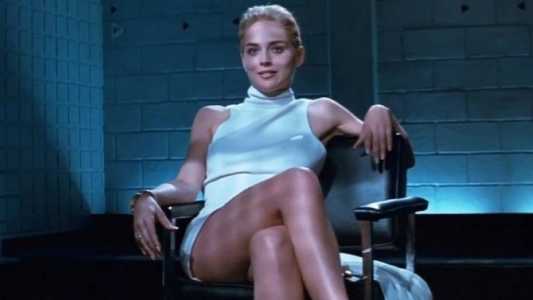 Sharon Stone em 'Instinto Selvagem' em 1992