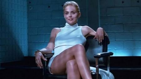 Sharon Stone em 'Instinto Selvagem' em 1992