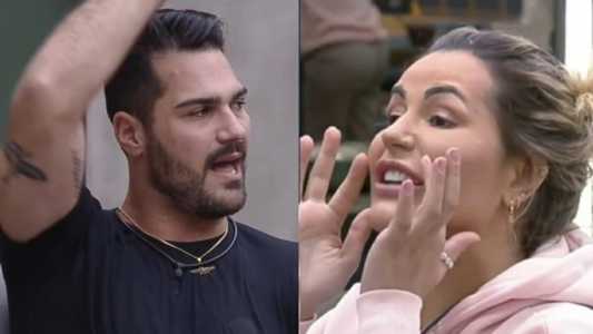 Shayan e Deolane voltaram a se desentender nesta madrugada