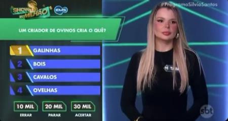 Participante errou pergunta de R$ 30 mil
