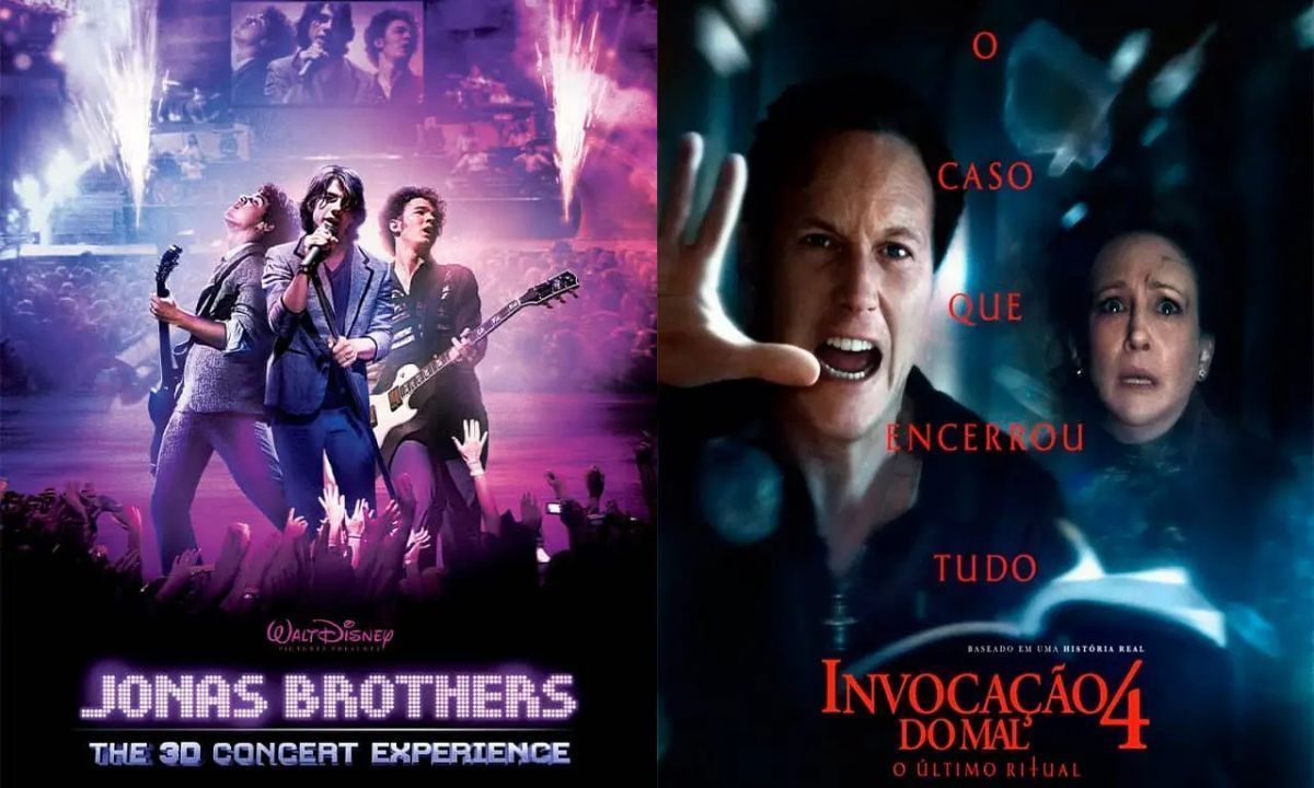 'Invocação do Mal 4' e Show dos Jonas Brothers estreiam nos cinemas de JF