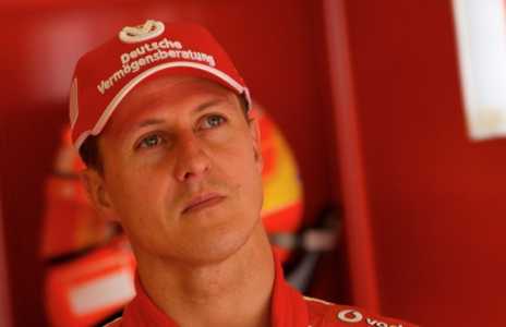 Michael Schumacher em imagem divulgada pela Scuderia Ferrari antes de GP pela equipe de F1