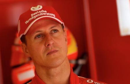 Michael Schumacher em imagem divulgada pela Scuderia Ferrari antes de GP pela equipe de F1
