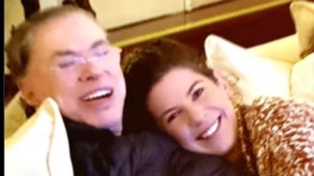 Silvio Santos apareceu junto com a família em vídeo