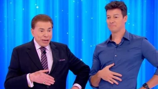 Sílvio Santos e Rodrigo Faro