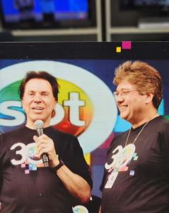 Silvio Santos e Leon Abravanel