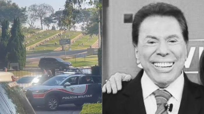 Silvio Santos é sepultado em São Paulo, na manhã deste domingo (18).