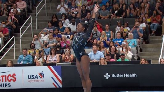 Simone Biles fez história nos EUA