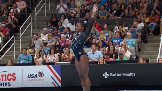 Simone Biles fez história nos EUA