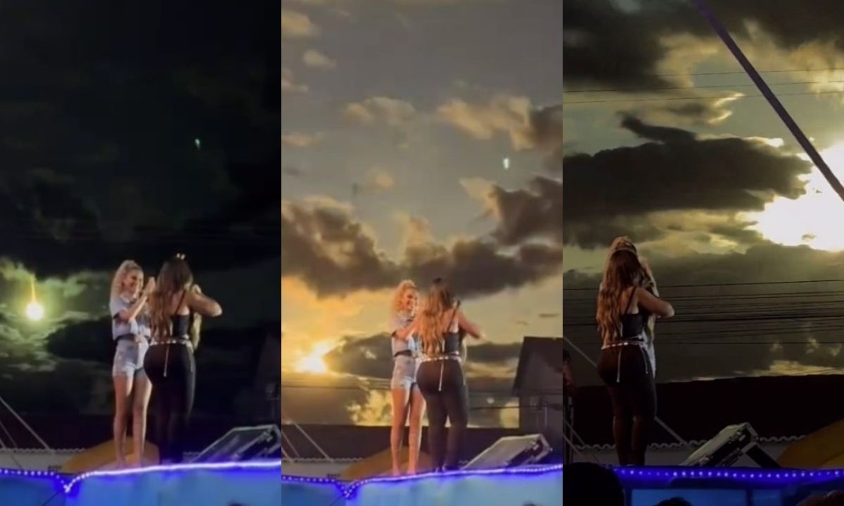Meteoro assusta público durante o show de Simone Mendes; veja