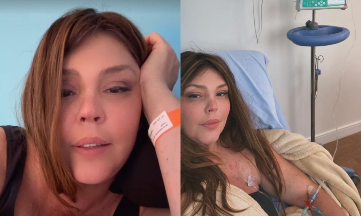 Simony volta ao hospital e mostra rotina de tratamento contra câncer: 'Deus é bom'