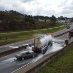 Bombeiros fazem balanço positivo de treinamento conjunto na BR-040 em Barbacena (MG)