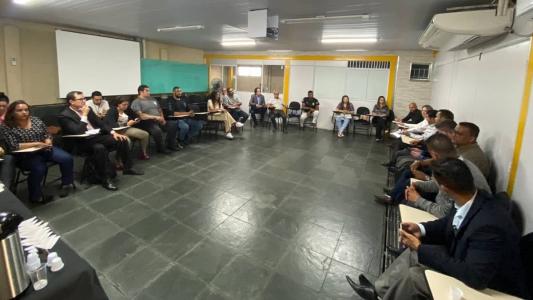 Sindicatos e deputados da segurança pública realizaram reunião na tarde desta quarta-feira (7)