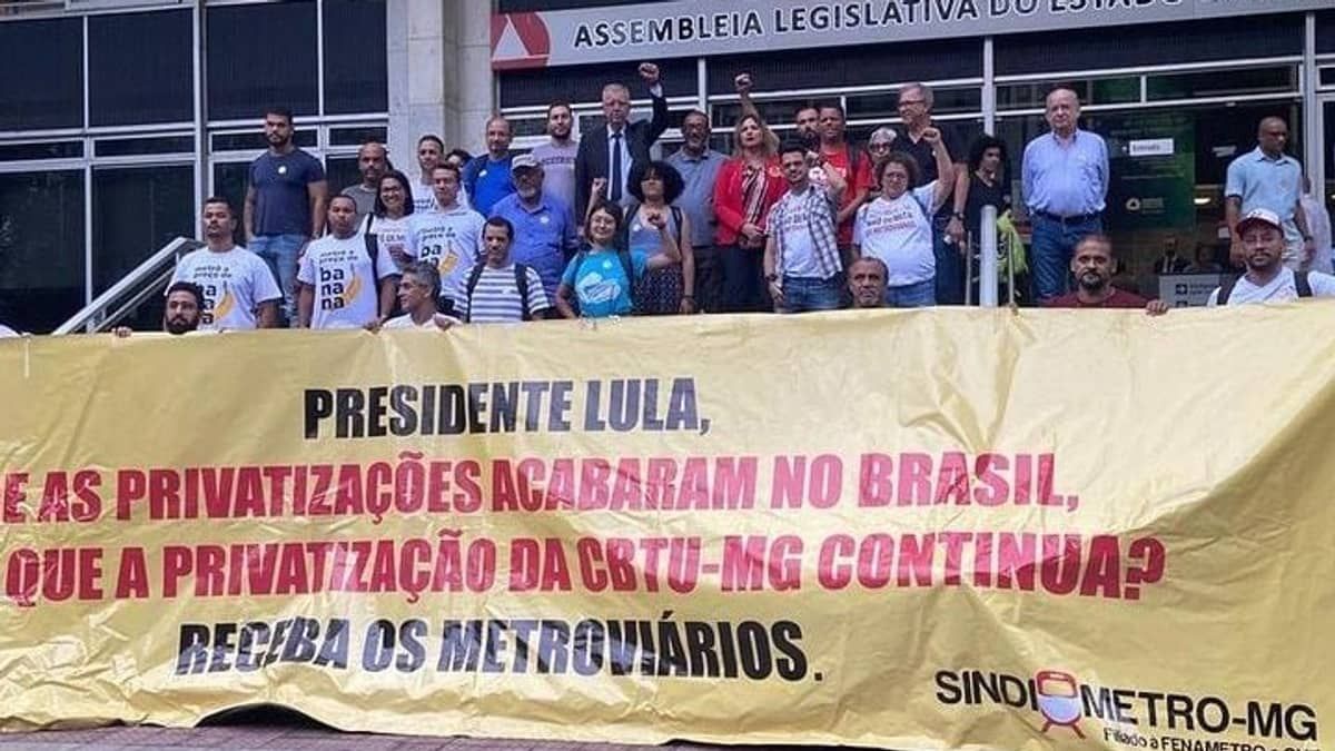 Metroviários de BH confirmam 'paralisação total' para esta terça (28)