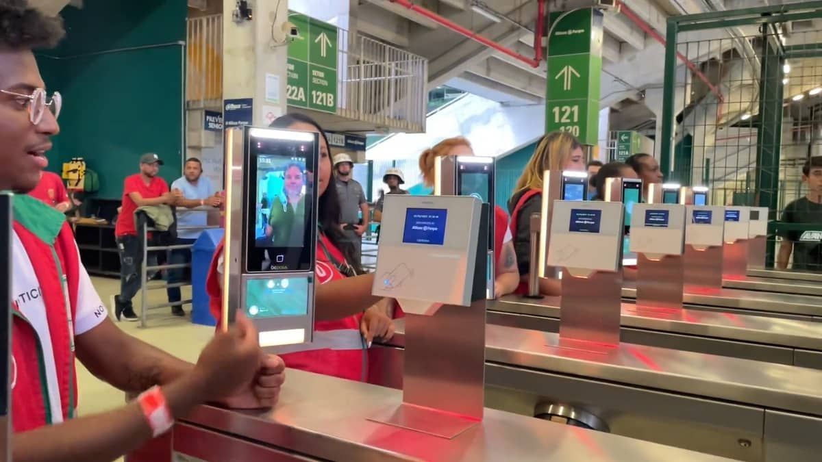 Allianz Parque testa acesso com reconhecimento facial