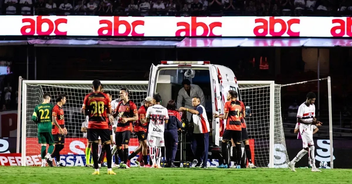 Sport atualiza situação de Igor Cariús após susto contra o São Paulo