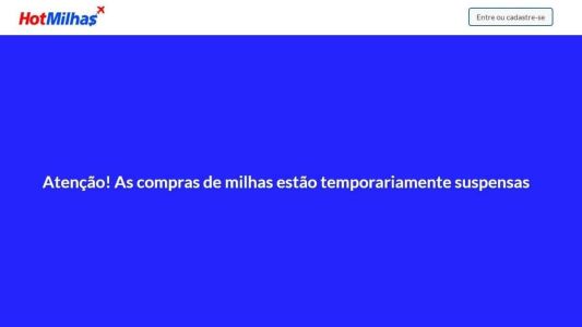 Site da empresa saiu do ar