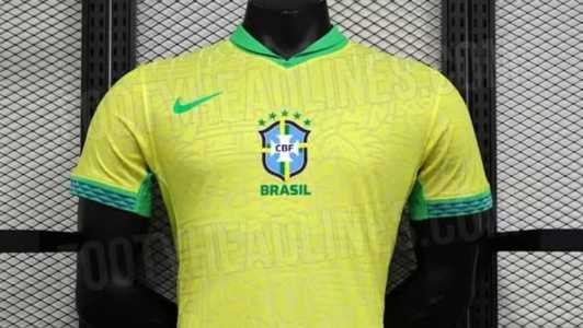 Site vazou modelo de camisa do Brasil