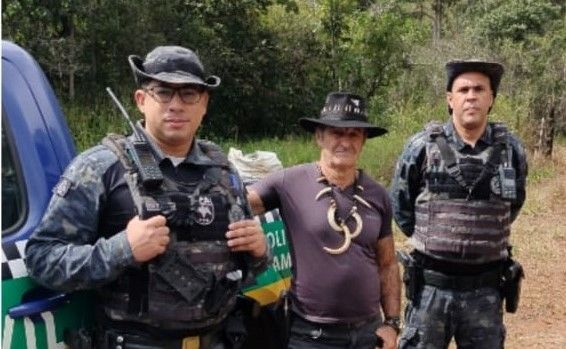 Tamanduá é resgatado no Morro da Lagartixa, em Mariana 