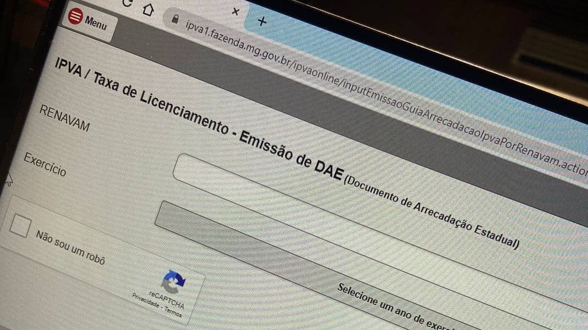 Site falso que oferece desconto de 25% no IPVA em Minas é investigado pela Polícia Civil