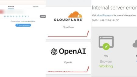 Sites fora do ar: falha na Cloudflare afeta X, ChatGPT e grandes plataformas