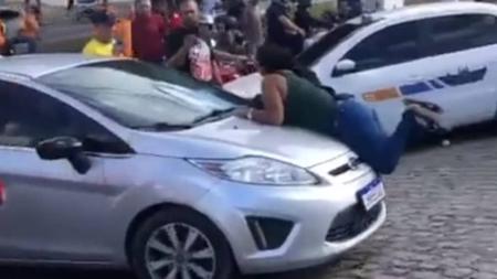 Situação inusitada foi filmada por presentes