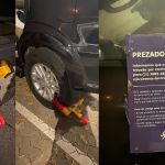 Aeroporto de Confins usa trava antifurto em carro no estacionamento e revolta família