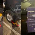 Aeroporto de Confins usa trava antifurto em carro no estacionamento e revolta família