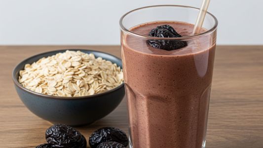 Os benefícios dessa bebida com aveia e ameixa