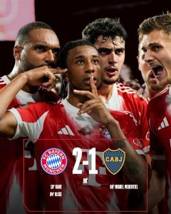 Bayern venceu o Boca Juniors por 2 a 1 na 2ª rodada do Mundial