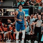 Gui Santos recebe apoio de Curry após ser titular pela primeira vez na NBA