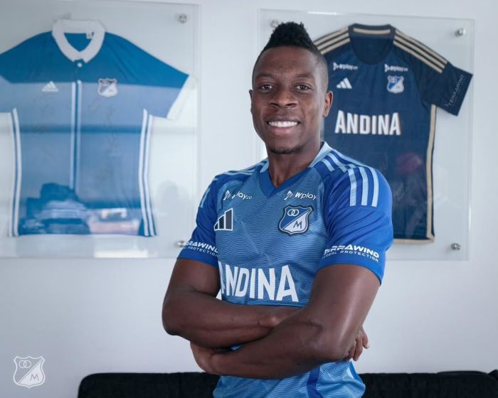 Palacios foi anunciado pelo Millonarios nesta sexta-feira (7)
