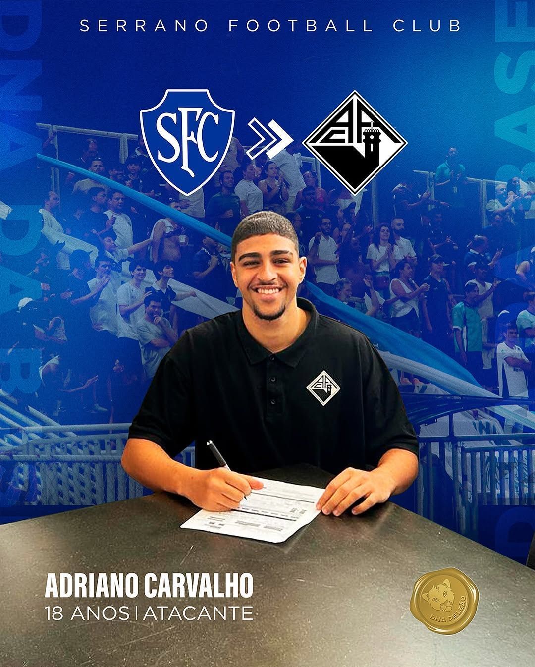 Filho de Adriano Imperador fecha com clube mais antigo de Portugal