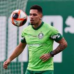 Paulinho, do Palmeiras, se prepara para desfile no Carnaval do Rio
