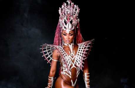 Rainha de bateria campeã do Carnaval do Rio, Erika Januza, é mineira de Contagem