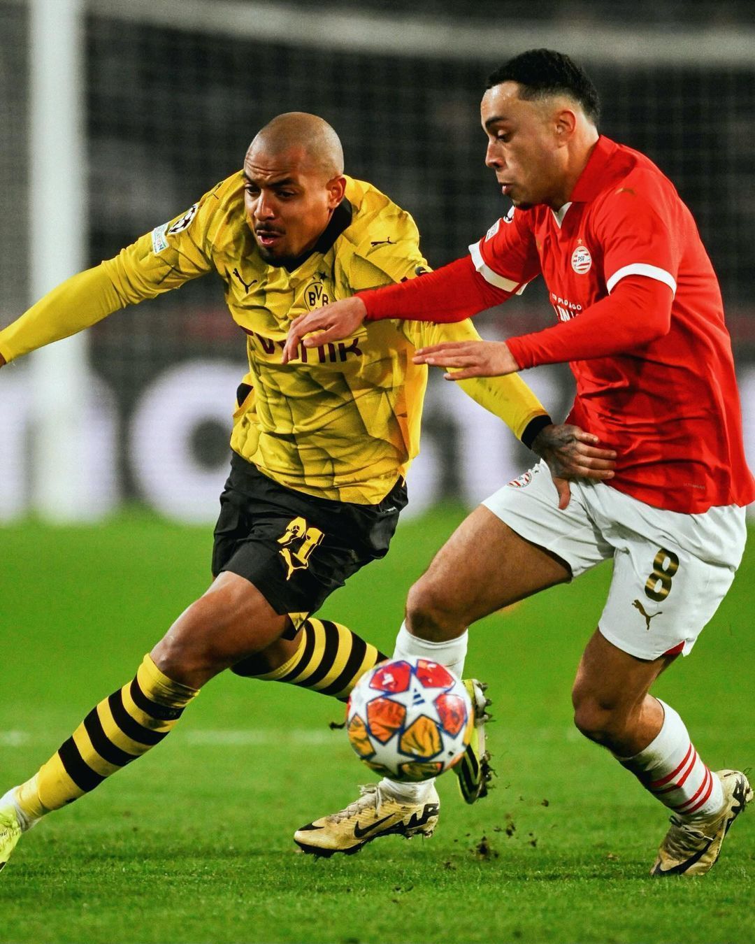 Dortmund sai na frente, mas sofre empate em gol polêmico do PSV na Champions