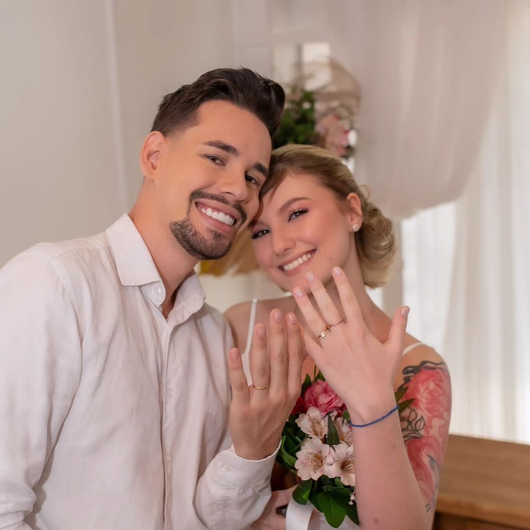 Marido de Isabel Veloso, influenciadora com câncer terminal, mostra detalhes do casamento