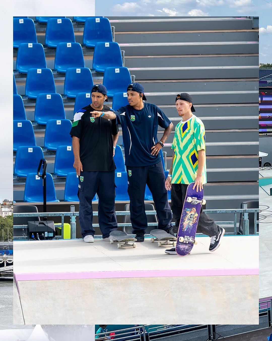 Paris 2024: disputa do Skate Street Masculino é adiada por causa das chuvas