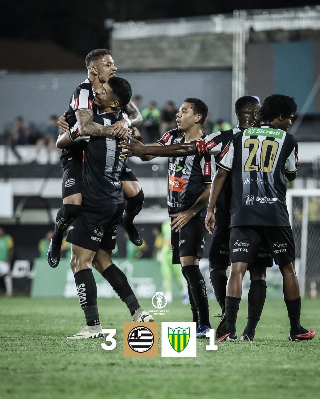 Athletic vence Ypiranga e fecha primeira fase da Série C com 2ª melhor campanha