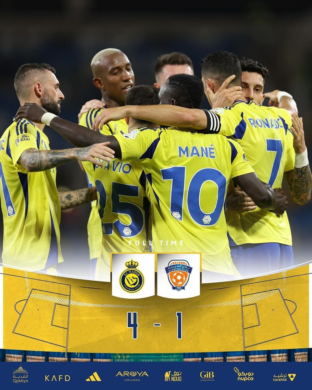 Cristiano e Talisca marcam de falta, Al-Nassr goleia e vence primeira no Saudita