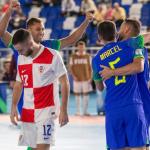 Brasil goleia Croácia e garante classificação antecipada na Copa do Mundo de Futsal